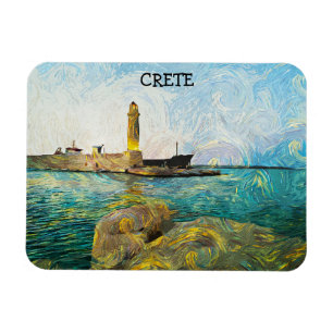 Magnet Flexible Belle peinture à l'huile de Crète Grèce