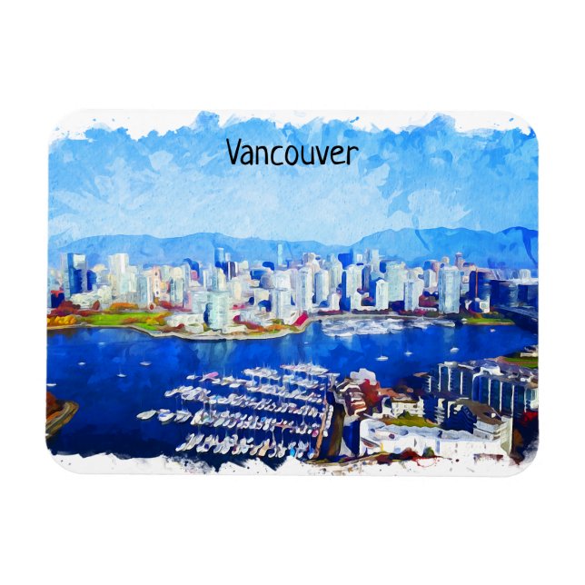 Magnet Flexible Belle Vancouver Canada City View (Horizontal)