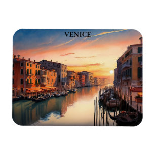Magnet Flexible Belle Venise Italie Sunset View