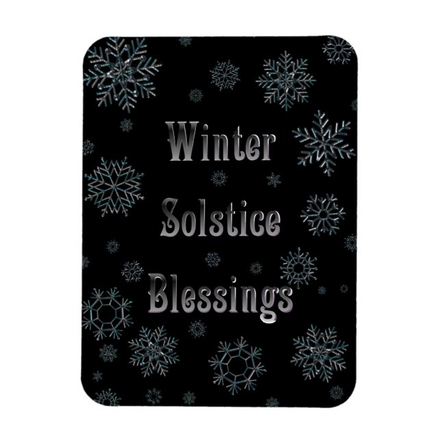 Magnet Flexible Bénédictions du solstice d'hiver (Vertical)