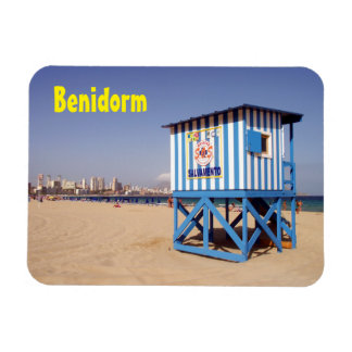 Magnet Flexible Benidorm, caseta de salvamento en la playa
