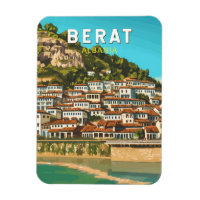 Berat Albanie Voyage Art Vintage