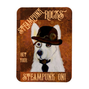 Magnet Flexible Berger Allemand Steampunk       