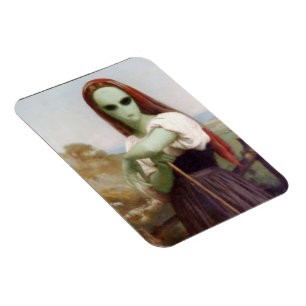Magnet Flexible Bergère Alien de Bouguereau