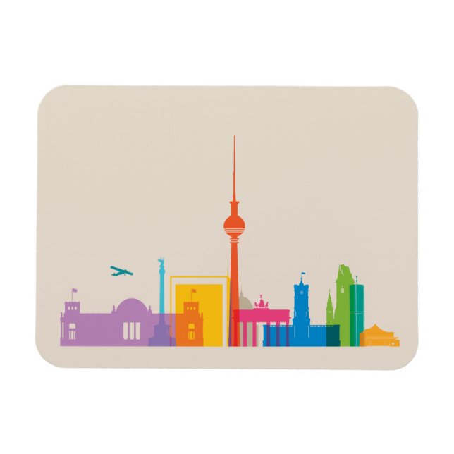 Magnet Flexible Berlin, Allemagne Cityscape (Horizontal)