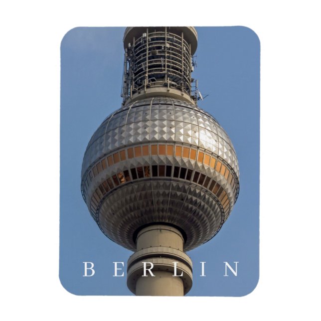 Magnet Flexible Berlin TV Tower fermer aimant frigo (Vertical)