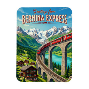 Magnet Flexible Bernina Express Suisse