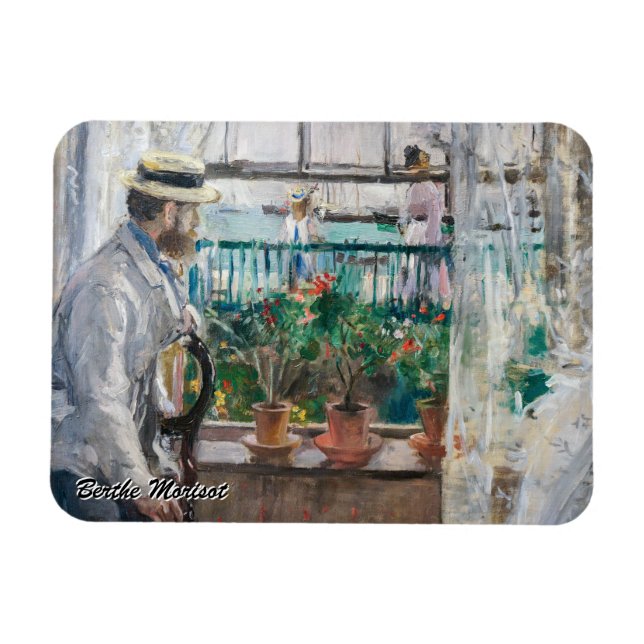 Magnet Flexible Berthe Morisot - Eugene Manet sur l'île de Wight (Horizontal)