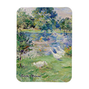 Magnet Flexible Berthe Morisot - Fille en bateau avec oie