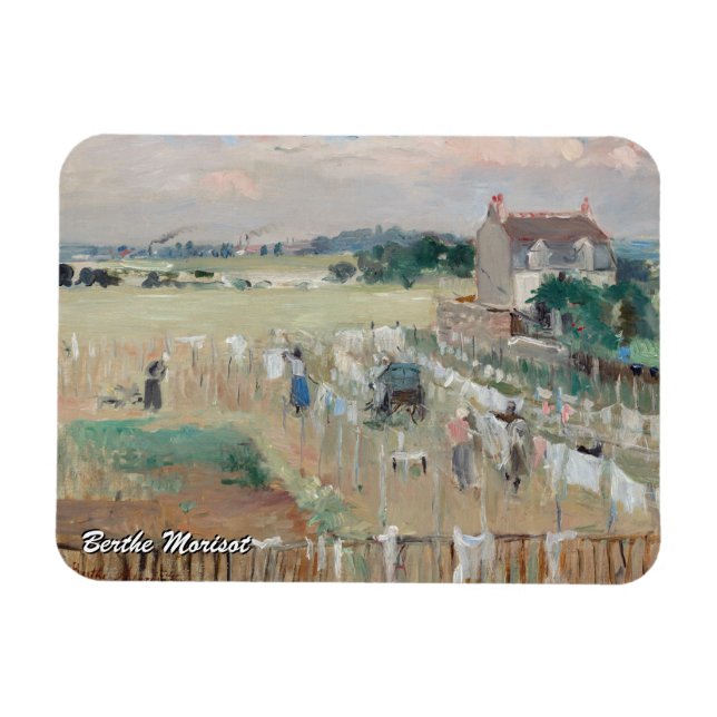 Magnet Flexible Berthe Morisot - Hanging the Laundry out to Dry (Horizontal)
