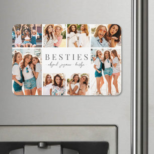 Magnet Flexible Best Friends Elegant BFF Collage photo