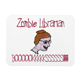 Magnet Flexible Bibliothécaire zombie