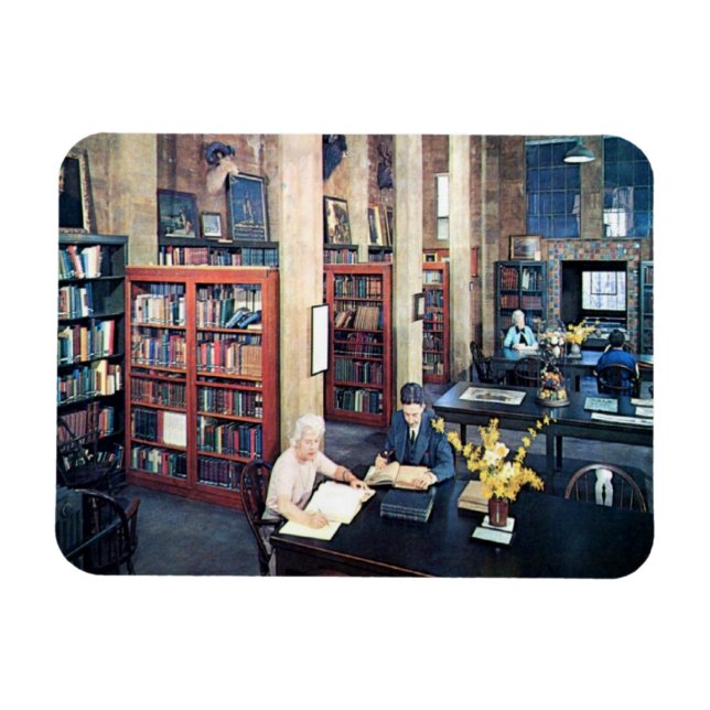 Magnet Flexible Bibliothèque, Doylestown, PA Vintage (Horizontal)