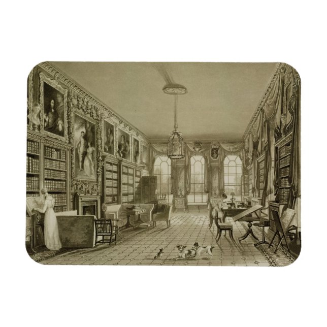 Magnet Flexible Bibliothèque en salle, Cassiobury Park, vers 1815, (Horizontal)