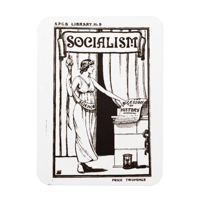 Magnet Flexible Bibliothèque SPGB No 9 Socialism (1920) (Vertical)