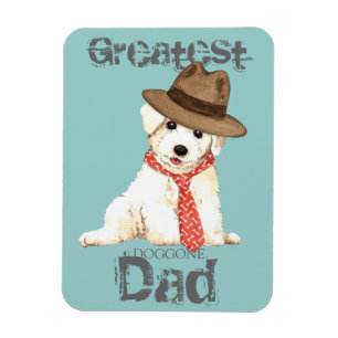 Magnet Flexible Bichon Papa