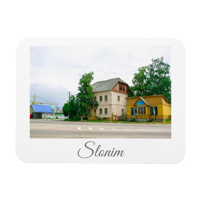 Magnet Flexible Biélorussie Slonim Life Cityscape Architecture (Horizontal)