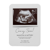 Bientôt Photo Baby Scan Sonogramme Grossesse