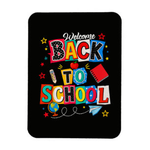 Magnet Flexible Bienvenue à l'école Professeur Bonne Première Jour
