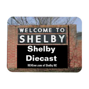 Magnet Flexible BIENVENUE À SHELBY Shelby Diecast aimant flexible