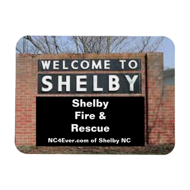 Magnet Flexible BIENVENUE À SHELBY Shelby Fire & Secourir Flexible (Horizontal)