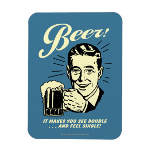Magnet Flexible Bière : Elle vous incite à voir le double