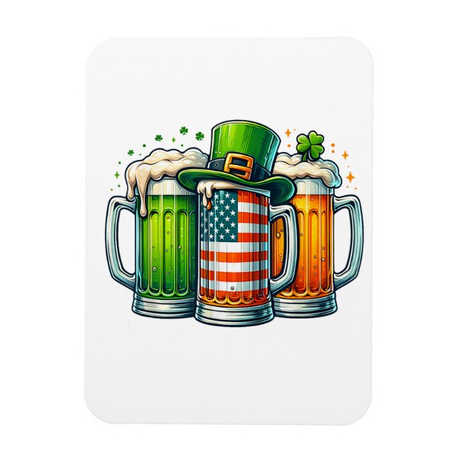 Magnet Flexible Bièrerie Irlandaise Irlande Saint-Patrick Boisson  (Vertical)