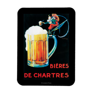Magnet Flexible Bières d'affiche promotionnelle de Chartres