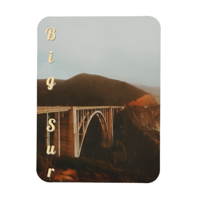 Magnet Flexible Big Sur, Pont Bixby, Route 1 (Vertical)