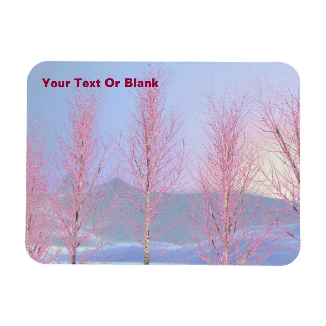 Magnet Flexible Birch à la crème de framboise (Horizontal)