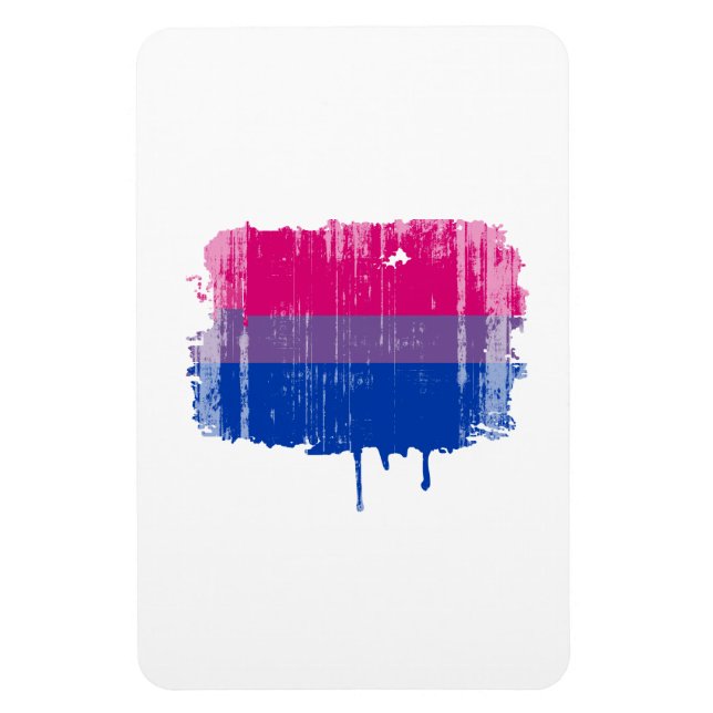 Magnet Flexible Bisexual Pride Colors affligés (Vertical)