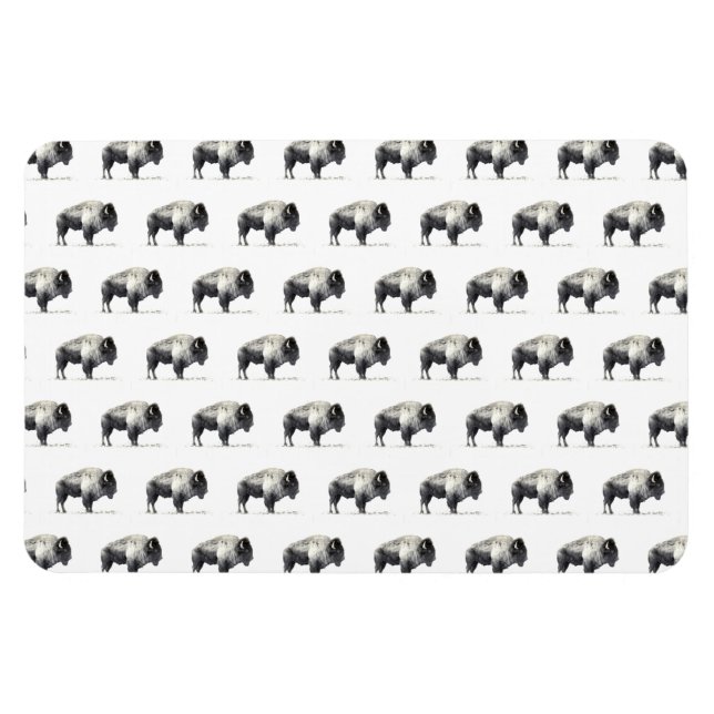Magnet Flexible Bison américain (Horizontal)