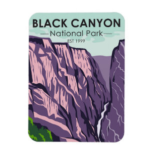 Magnet Flexible Black Canyon Of The Gunnison National Park Vintage