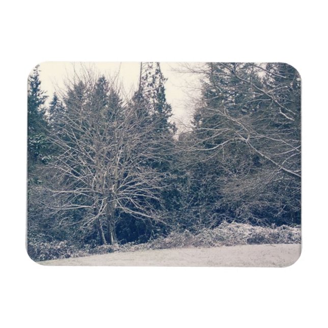 Magnet Flexible Blanc hiver (Horizontal)
