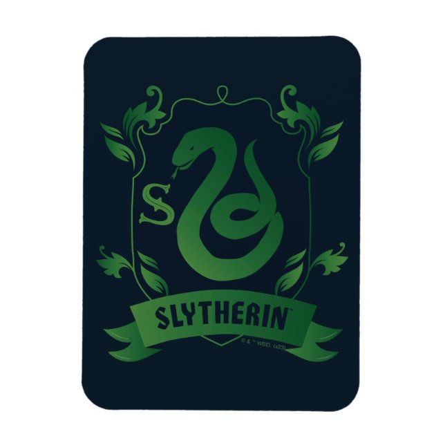 Magnet Flexible Blason de la maison SLYTHERIN™ orné (Vertical)