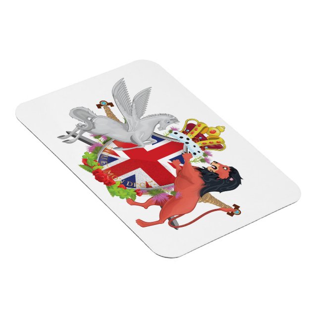 Magnet Flexible Blason de trône royal de dessin animé (Côté Droit)