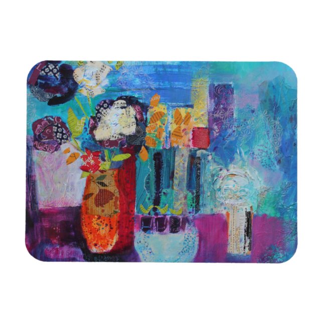 Magnet Flexible Bleu au-delà de 2013 (Horizontal)