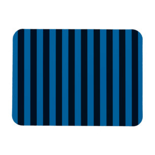 Magnet Flexible Bleu Vertical Stripes Arrière - plan Personnaliser