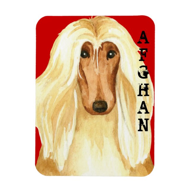 Magnet Flexible Bloc de couleur de la hache afghane (Vertical)