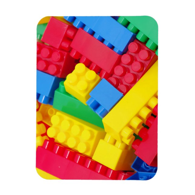 Magnet Flexible Blocs de construction colorés (Vertical)