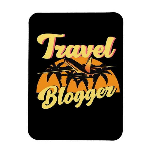 Magnet Flexible Blogueuse de voyage (Vertical)