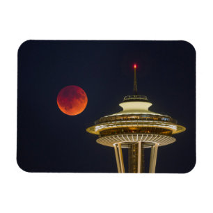 Magnet Flexible Blood Moon   Aiguille de l'Espace de Seattle