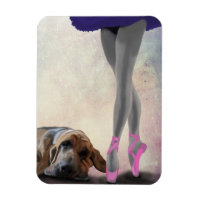 Bloodhound Et Danseur De Ballet