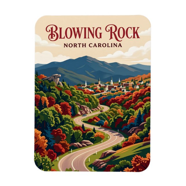 Magnet Flexible Blowing Rock États-Unis (Vertical)