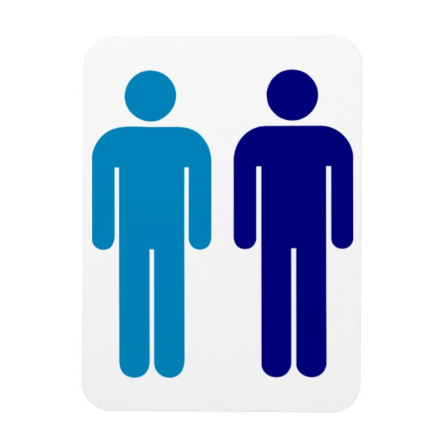 Magnet Flexible Blue Boys LGBTQ  (Vertical)