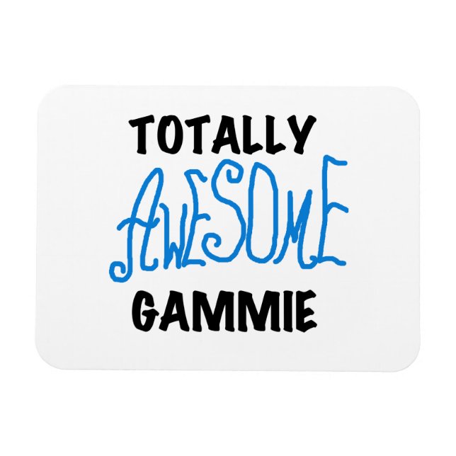 Magnet Flexible Blue Totalement génial Gammie Cadeaux (Horizontal)