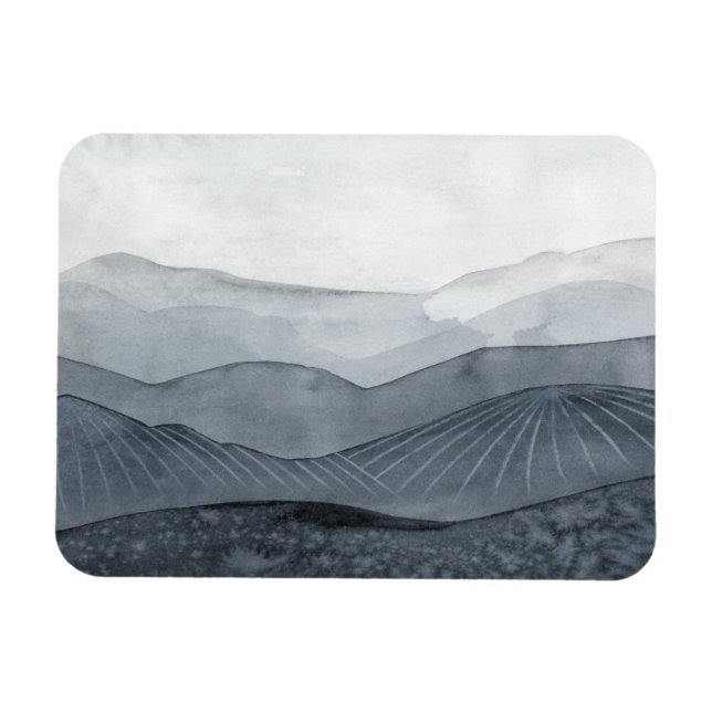 Magnet Flexible Blustering Grey Valley (Horizontal)