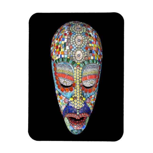 Magnet Flexible Bob, pourquoi le long visage ? Masque mosaïque (Vertical)