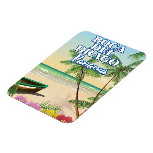 Magnet Flexible Boca del Drago Panama Beach poster voyage