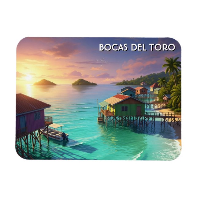 Magnet Flexible Bocas Del Toro Panama Voyage (Horizontal)